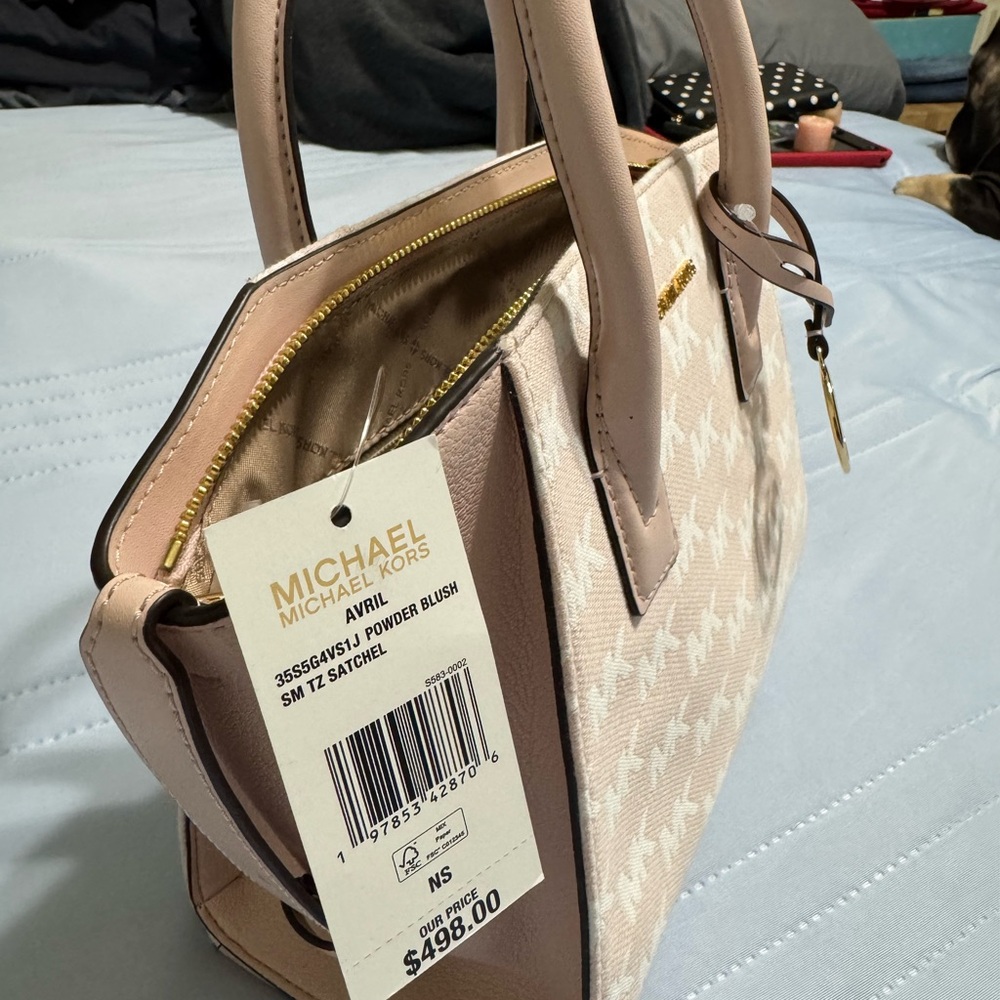 Michael Kors Powder Blush Satchel NWT - Picture 3 of 4